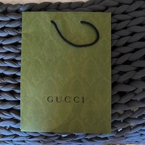 Small/medium bag.  Excellent condition. 13 3/4 x 10 x 5 1/2